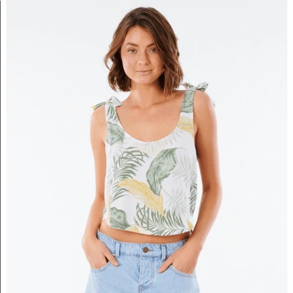 🔆RIP CURL🔆 COASTAL PALMS CAMI COASTAL PALM SHORT SET - Picture 6 of 15